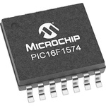 Microchip PIC16F1574-I/ST, 8bit PIC Microcontroller, PIC16F, 32MHz, 7 kB Flash, 14-Pin TSSOP