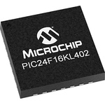 Microchip PIC24F16KL402-I/MQ, 16bit PIC Microcontroller, PIC24F, 32MHz, 16 kB Flash, 28-Pin QFN
