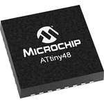 Microchip ATTINY48-MMU, 8bit AVR Microcontroller, ATtiny48, 12MHz, 4 kB Flash, 28-Pin QFN