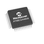 Microchip ATMEGA4809-AF, 8bit AVR Microcontroller, ATmega, 20MHz, 48 kB Flash, 48-Pin TQFP