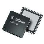 Infineon TLE98442QXXUMA1, 64bit ARM Cortex M0 Microcontroller, Cortex, 40MHz, 64 kB Flash, 48-Pin LQFP