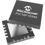 Microchip PIC16F15345-I/GZ 8 bit MCU Microcontroller MCU, PIC16, 18-Pin UQFN