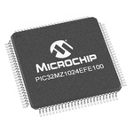 Microchip PIC32MZ1024EFE100-I/PT PIC Microcontroller, PIC32MZ, 100-Pin TQFP