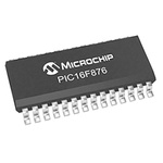 Microchip PIC16F876-04I/SO, 8bit PIC Microcontroller, PIC16F, 4MHz, 14 kB Flash, 28-Pin PLCC