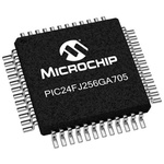 Microchip PIC24FJ256GA705-I/PT, 16bit PIC Microcontroller, PIC24FJ, 32MHz, 256 kB Flash, 48-Pin TQFP