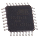 Microchip AT90USB162-16AU, 8bit AVR Microcontroller, AT90, 16MHz, 16 kB Flash, 32-Pin TQFP