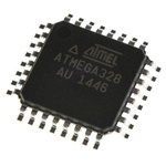 Microchip ATMEGA328-AU, 8bit AVR Microcontroller, ATmega, 20MHz, 32 kB Flash, 32-Pin TQFP