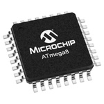 Microchip ATMEGA8515L-8AU, 8bit AVR Microcontroller, ATmega, 8MHz, 8 kB Flash, 44-Pin TQFP