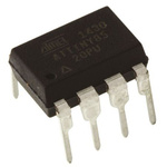 Microchip ATTINY85-20PU, 8bit AVR Microcontroller, ATtiny85, 20MHz, 8 kB Flash, 8-Pin PDIP
