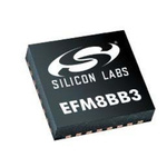Silicon Labs EFM8BB31F16I-B-4QFN24, 8bit CIP-51 Microcontroller, EFM8BB3, 50MHz, 16 kB Flash, 24-Pin QFN