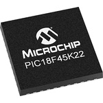 Microchip PIC18F45K22-I/MV, 8bit PIC Microcontroller, PIC18F, 64MHz, 32 kB Flash, 40-Pin UQFN