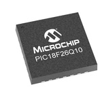 Microchip PIC18F47Q10-I/PT, 8bit CPU Microcontroller, PIC18F, 64MHz, 128 B Flash, 44-Pin TQFP