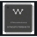 STMicroelectronics STM32F078RBH6TR, 32bit ARM Cortex M0 Microcontroller, STM32F0, 48MHz, 128 kB Flash, 64-Pin UFBGA