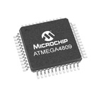 Microchip ATMEGA4809-AU, 8bit AVR Microcontroller, ATmega, 20MHz, 48 kB Flash, 48-Pin TQFP