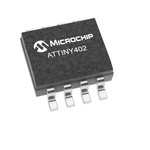 Microchip ATTINY402-SSN, 8bit AVR Microcontroller, ATtiny402, 20MHz, 4 kB Flash, 8-Pin SOIC