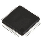 STMicroelectronics STM32F334R8T6, 32bit ARM Cortex M4 Microcontroller, STM32F3, 72MHz, 64 kB Flash, 64-Pin LQFP