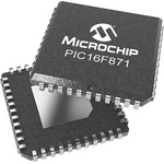 Microchip PIC16F871-I/PT, 8bit PIC Microcontroller, PIC16F, 20MHz, 3.5 kB Flash, 44-Pin TQFP