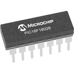 Microchip PIC16F18026-I/P, 8bit PIC16 Microcontroller, PIC16, 64MHz, 28 KB Flash, 14-Pin PDIP