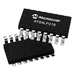 Microchip AT89LP216-20SU, 8bit 8051 Microcontroller, AT89LP, 20MHz, 2 kB Flash, 16-Pin SOIC