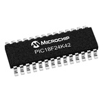 Microchip PIC18F24K42-I/SO, 8bit PIC Microcontroller, PIC18, 64MHz, 16 kB Flash, 28-Pin SOIC