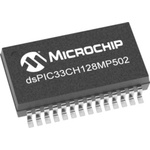 Microchip DSPIC33CH128MP502-I/SS, Microprocessor dsPIC33CH 16bit DSP, MCU 180 MHz, 200 MHz 28-Pin SSOP