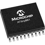 Microchip ATTINY861-20SU, 8bit AVR Microcontroller, ATtiny861, 20MHz, 8 kB Flash, 20-Pin SOIC