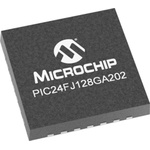 Microchip PIC24FJ128GA202-I/MM, 16bit PIC Microcontroller, PIC24FJ, 32MHz, 128 kB Flash, 28-Pin QFN