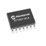 Microchip ATTINY1614-SSN, 8bit AVR Microcontroller, ATtiny1614, 20MHz, 16 kB Flash, 14-Pin SOIC