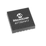 Microchip ATTINY417-MN, 8bit AVR Microcontroller, ATtiny417, 20MHz, 4 kB Flash, 24-Pin VQFN