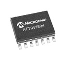 Microchip ATTINY804-SSN, 8bit AVR Microcontroller, ATtiny804, 20MHz, 8 kB Flash, 14-Pin SOIC