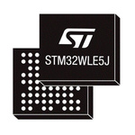 STMicroelectronics STM32WL55JCI7, 32bit ARM Cortex M0+, ARM Cortex M4 Wireless Microcontroller, STM32WL, 48MHz, 256 kB