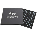 STMicroelectronics STM32WB55VGQ6, 32bit ARM Cortex M0+, ARM Cortex M4 Wireless Microcontroller, STM32WB, 64MHz, 640 kB