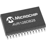 Microchip AVR128DB28-I/SO, 8bit Microcontroller, AVR DB, 24MHz, 128 kB Flash, 28-Pin SOIC