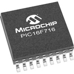 Microchip PIC16F716-E/SO PIC Microcontroller MCU, PIC16, 18-Pin SOIC