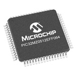 Microchip PIC32MZ0512EFF064-I/PT PIC Microcontroller, PIC32MZ, 64-Pin TQFP