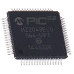 Microchip PIC32MZ2048ECG064-I/PT, 32bit PIC Microcontroller, PIC32MZ, 200MHz, 2.048 MB Flash, 64-Pin TQFP