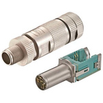 HARTING IDC Connector, 8 Contacts, Cable Mount M12, IP65, IP67