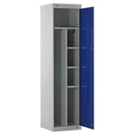 1 Door Steel Blue Locker, 1800 mm x 450 mm x 450mm