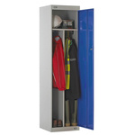 1 Door Steel Blue Locker, 1800 mm x 450 mm x 450mm