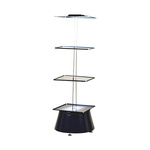 Raaco Empty Cabinet Turntable, Steel, 1760mm x 680mm x 680mm, Blue