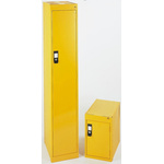 1 Door Steel Yellow Locker, 1700 mm x 300 mm x 450mm