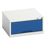 Bott 1 Drawer, Steel, 250mm x 525mm x 550mm, Blue, Grey