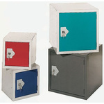 RS PRO 1 Door Blue Locker, 457 mm x 457 mm x 457mm