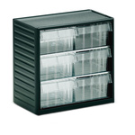 Treston 6 Drawer Storage Unit, PP, 290mm x 310mm x 180mm, Grey