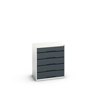 Bott 5 Cabinet, Steel, 900mm x 800mm x 550mm, Blue, Light Grey