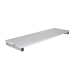 Treston Grey 1 Shelf Aluminium Quickshelf Shelving System, 25mm x 1500mm, 310mm, 50kg Load