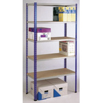 RS PRO Grey 1 Shelf Steel Easi-Rack Shelf Set, 18mm x 900mm, 450mm, 320kg Load