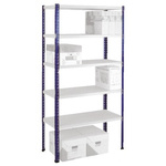 RS PRO Blue Steel Easi-Rack Shelving System, 1981mm, 375kg Load