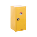 RS PRO Yellow Lockable 1 Door Hazardous Substance Cabinet, 900mm x 460mm x 460mm