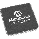 Microchip ATF1504AS-10JU84, CPLD ATF1504AS EEPROM 64 Cells, 64 I/O, 4 Labs, 10ns, ISP, 84-Pin PLCC